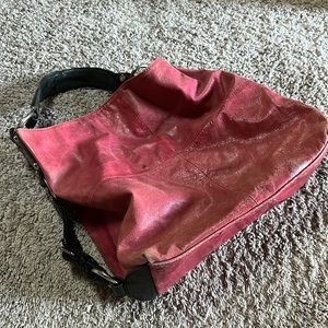 Pink leather Tano Bag